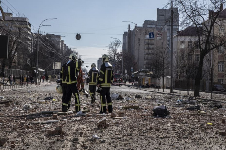 Ukraynanın bu şəhərində “tank qəbiristanlığı”  yarandı -FOTO 