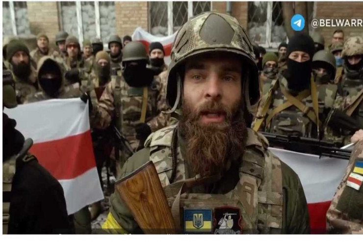 Belarus batalyonu Kiyevin müdafiəsində -  VİDEO 