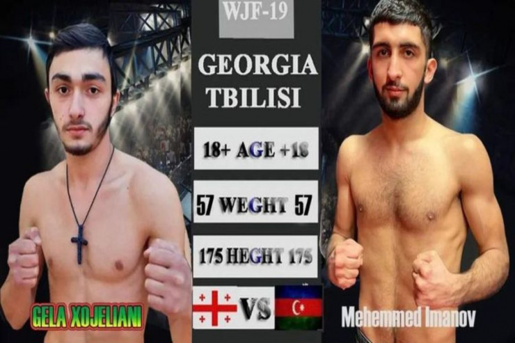 İmanov erməniyə qalib gəlib, kəmər qazandı 