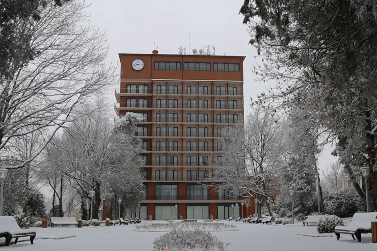 Şuşaya güclü qar yağıb -  VİDEO 