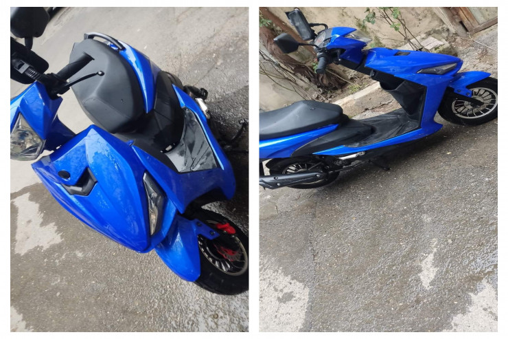 Oğurlanan motosiklet