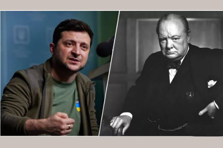 Corc Buş Zelenskini Çörçilə bənzətdi 