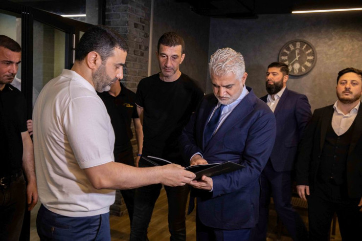 ® Tahir Gözəl Qurban Qurbanova məxsus idman mərkəzini ziyarət etdi -FOTO 