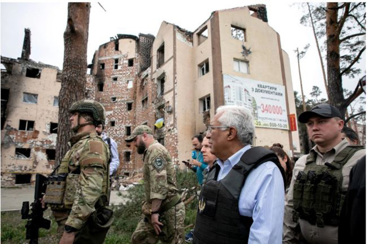 Ukrayna səfəri Portuqaliya baş nazirini ŞOKA SALDI  - FOTO 