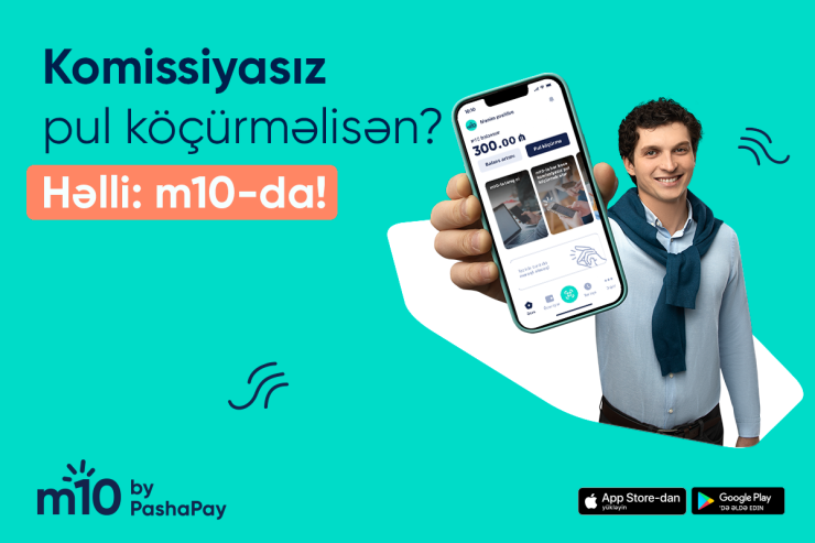 ® Qarşılayın, m10 - Azərbaycanın yeni elektron pulqabısı