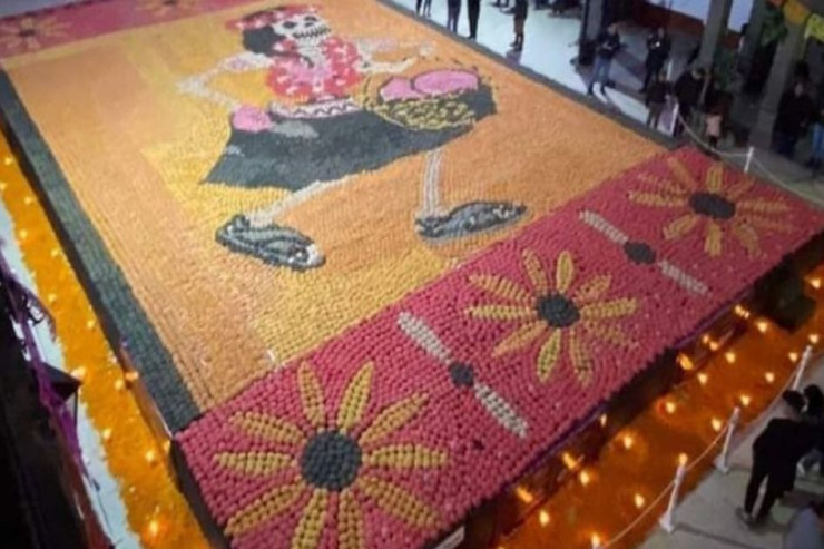 Çörəkdən ən böyük rəsm əsəri yaratdılar - VİDEO 