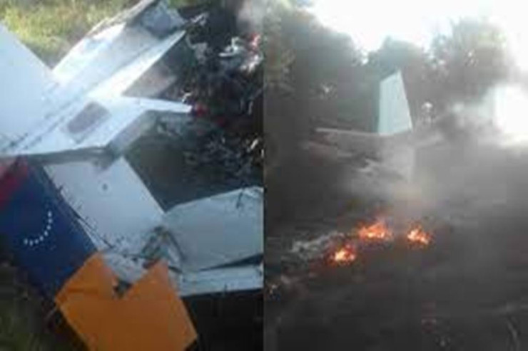 Təyyarə yerə çırpıldı - 5 ÖLÜ 