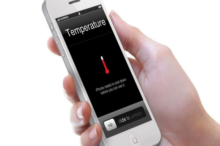 Telefonun yuxarı hissəsi qızır:  Niyə belə olur? 