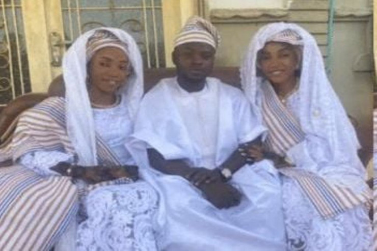 Kişi  əkiz bacılarla evləndi 