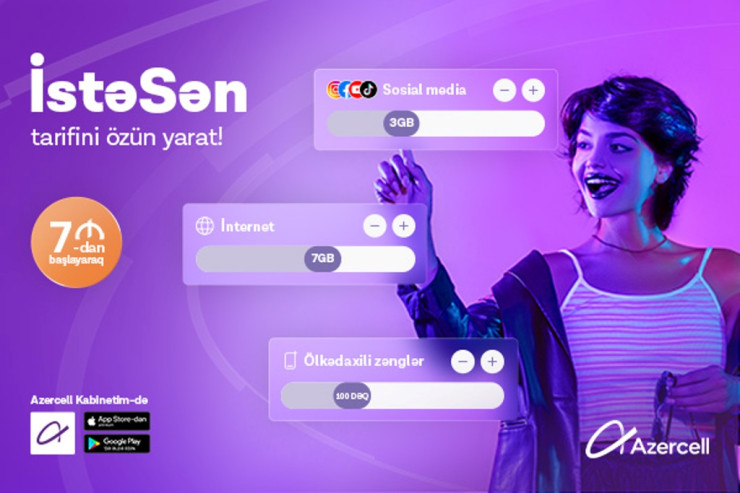 "Azercell" Azərbaycanda ilk dəfə yeni rəqəmsal tarif təqdim etdi® 