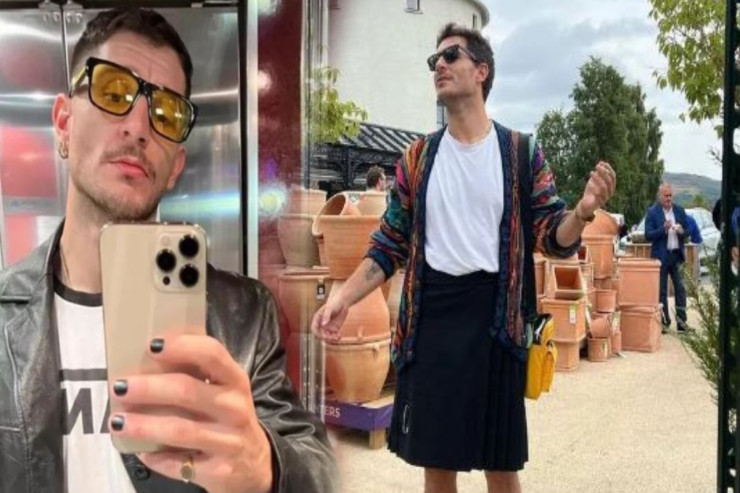 Kişi sənətçinin dırnaq boyası  gündəm oldu - FOTO 