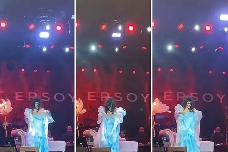 Bülent konsertində ŞOK  yaşadı: Sinəsi... - VİDEO 