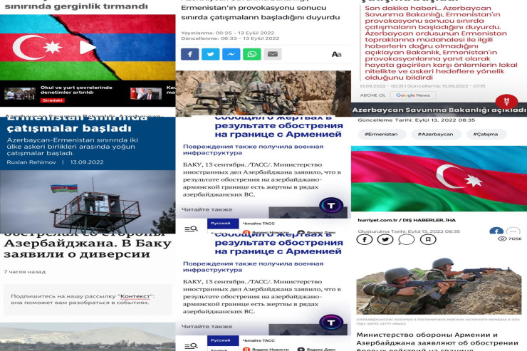 Dünya mediası Azərbaycan sərhəddində baş verənlərə LAQEYD QALMADI 