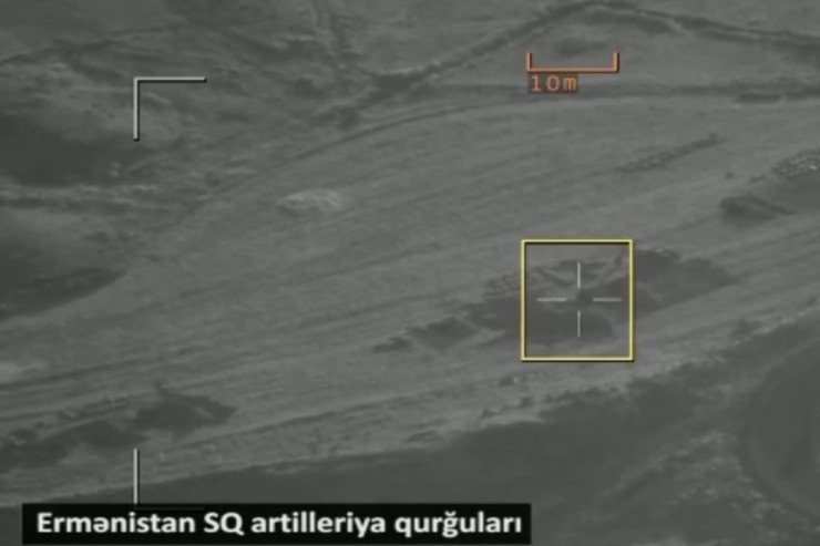 Ordumuz düşmənin mövqelərini belə məhv edib -  PUA GÖRÜNTÜSÜ 