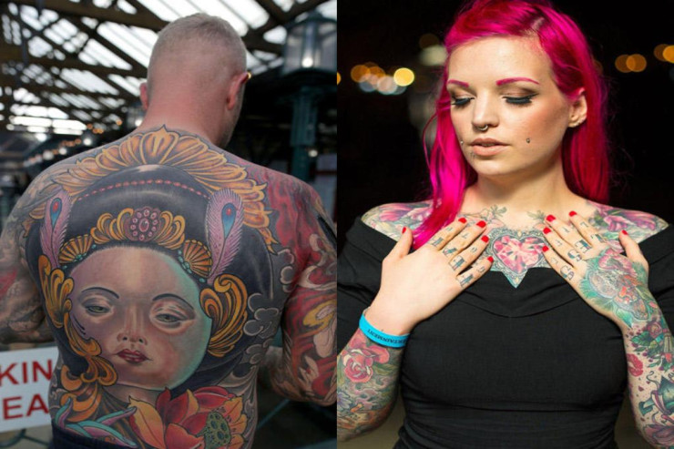 Rəngli adamların festivalı:  Tatu həvəskarları bir arada 