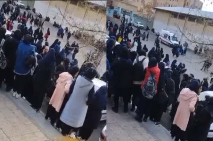 Təbrizdə 20 məktəbli qız  zəhərləndi - VİDEO 