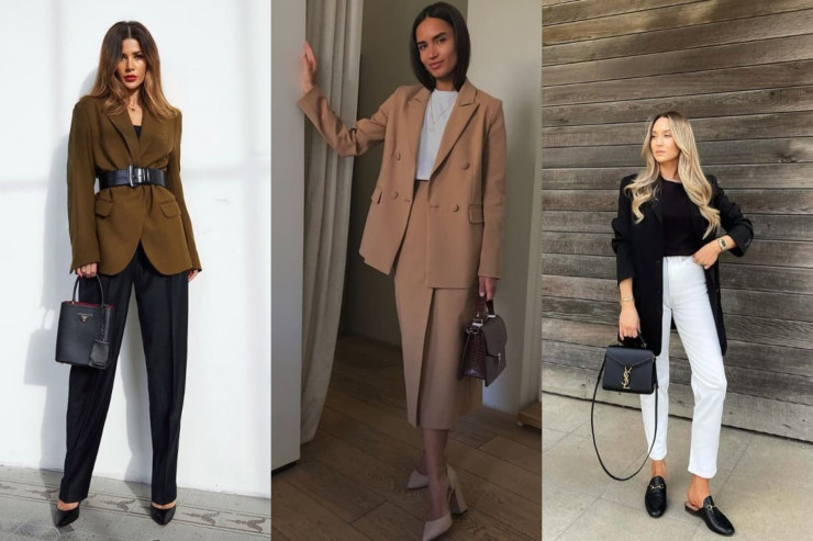 İş qadınları  üçün kombin təklifləri - FOTO 