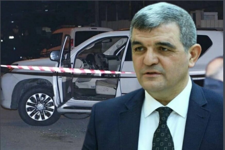 Fazil Mustafanın atəşə tutulan avtomobili - YENİ VİDEO 