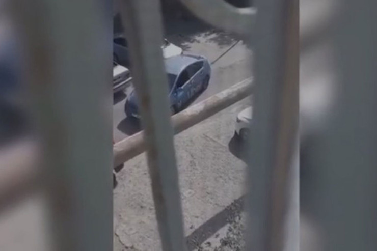 Bakıda sığınacağa hücum edilib-VİDEO 