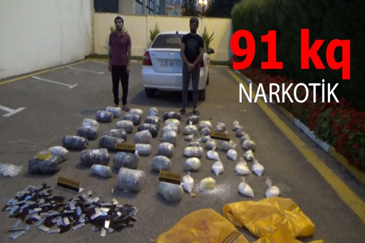 Azərbaycana  külli miqdarda narkotik   gətirənlər tutuldu -  VİDEO  