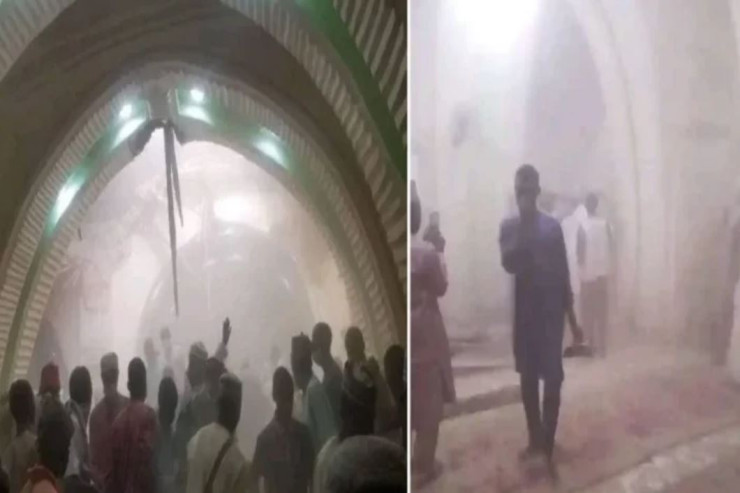 Tarixi məscid uçdu, onlarla ölü var 