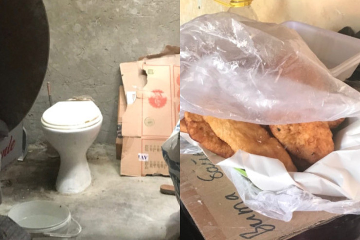 Azərbaycanda unitazın yanında çörək bişirdilər - BİABIRÇILIQ 