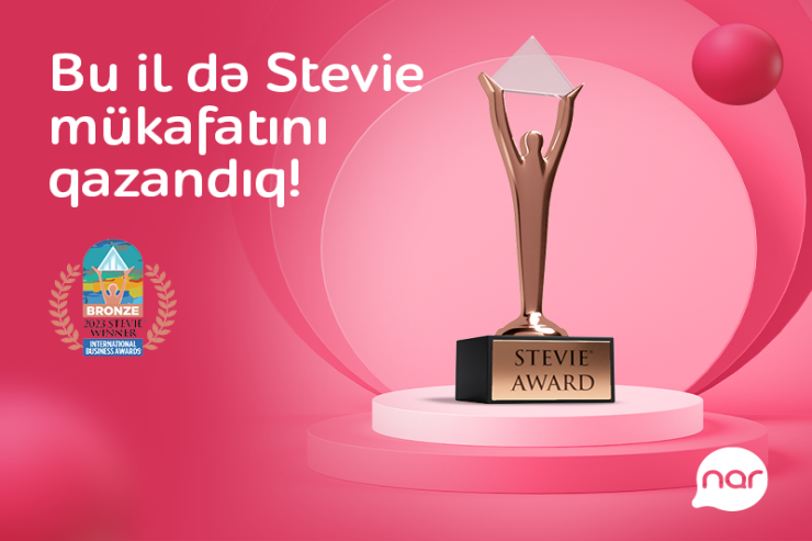 “Nar” “Stevie” mükafatına layiq görüldü