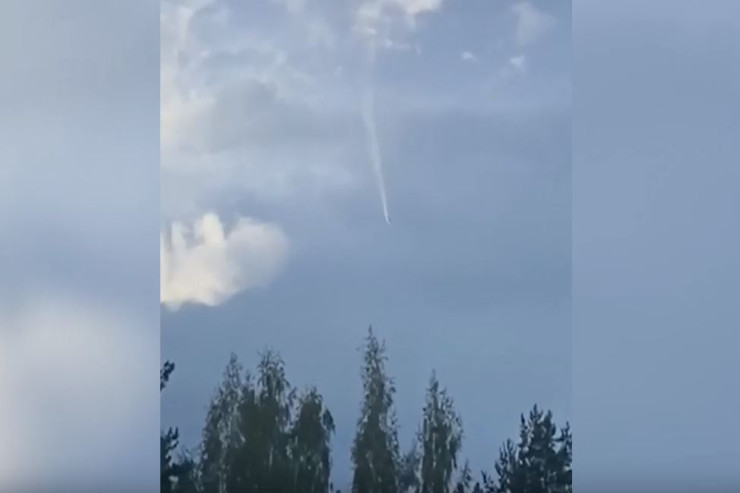 Priqojinin təyyarəsinin qəzaya uğramasının yeni VİDEOSU 