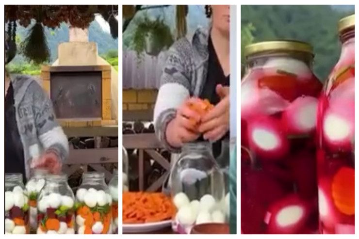 Zaqatalada hazırlanan  yumurta turşusu   türkləri TƏƏCCÜBLƏNDİRDİ