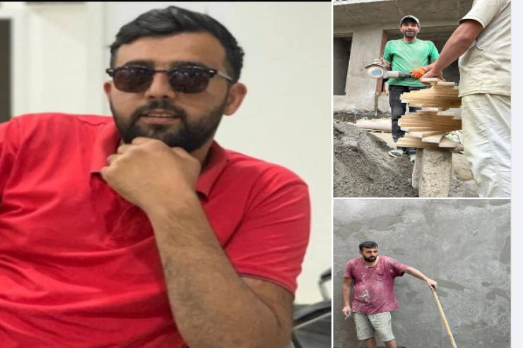 Tanınmış müğənni evini tikən ustaları polisə verdi 