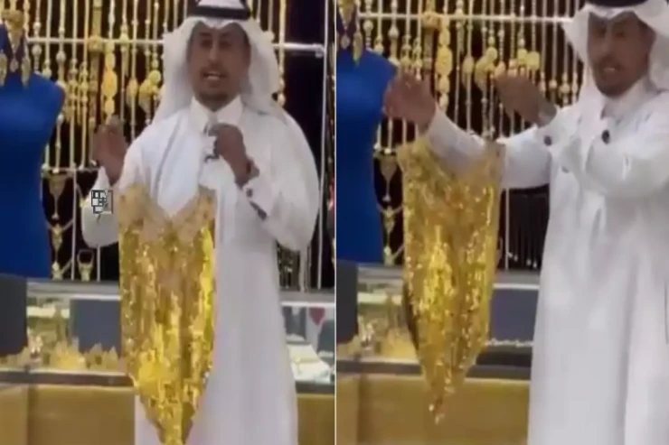 Qızıldan hazırlanan  alt paltarı   ajiotaj yaratdı