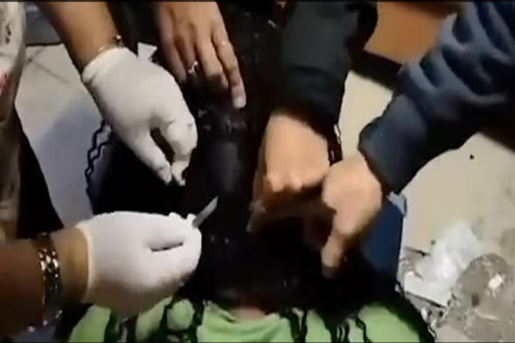 Parikindən 1 kiloya yaxın kokain tapıldı - VİDEO 