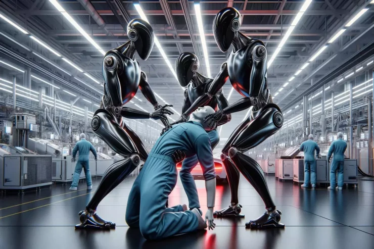 ABŞ-da robot  insana hücum   etdi