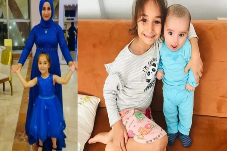 Ana və iki uşağı  qucaqlaşıb can verdi 