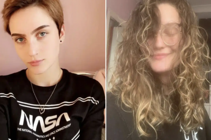 Saçlarını boyayan gənc qız  KEÇƏLLƏŞDİ 