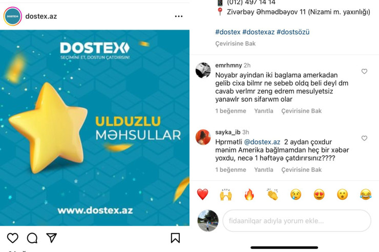 Bakıda bu karqo şirkəti müştərinin başına oyun açdı – Pulunu polislə aldı 