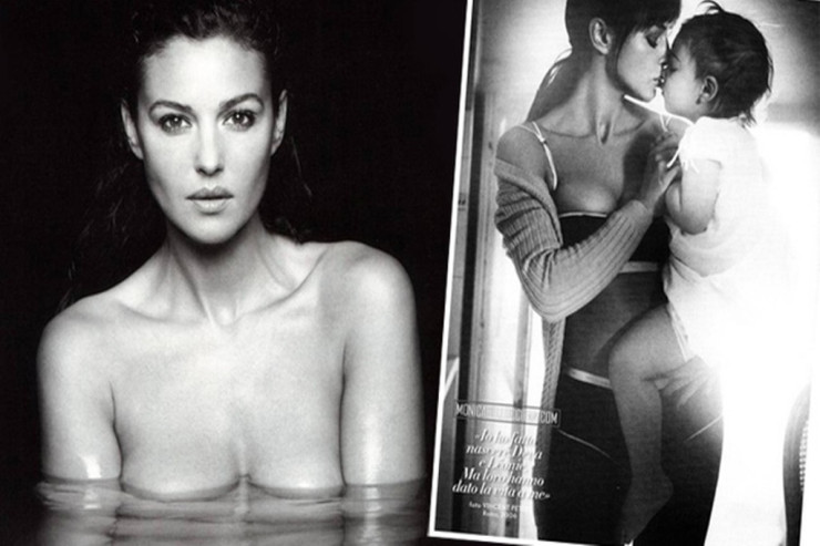 Məşhur aktyor Monika Belluççidən olan qızı ilə  FOTO  paylaşdı