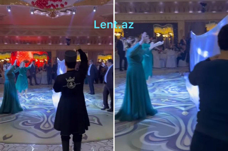 Bakı toylarında  bu da oldu:   Qudaların rəqsi... - VİDEO 