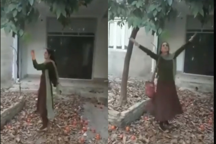 Öldürülən qızın hicabsız rəqsi  çox danışıldı -VİDEO 