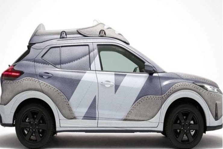  Ayaqqabı formasında   avtomobil -  FOTO 