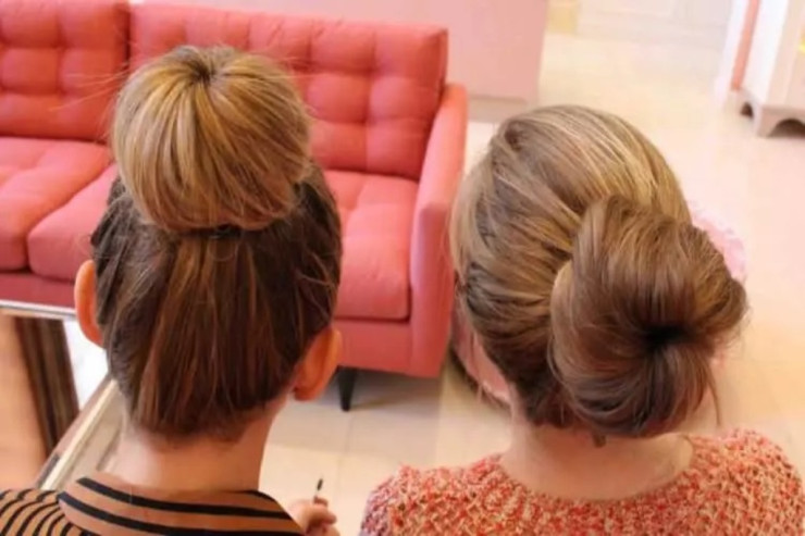 Bu ilin saç modeli -  TOPUZ 