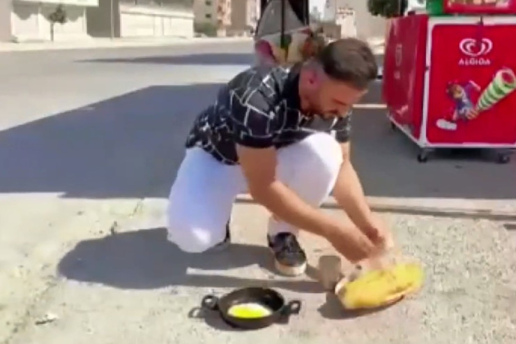 Yumurtanı  görün necə   bişirdilər? -  VİDEO  