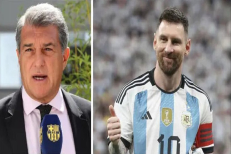  "Müqavilə hazır idi"   -  Laporta yenidən Messidən DANIŞDI