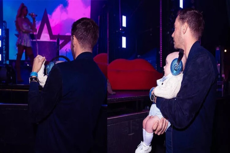 Paris Hilton yenidən səhnədə - İlk konsertini körpəsi də dinlədi 