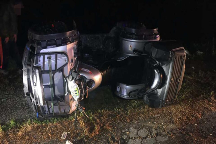 Kvadrosikil qəzaya uğradı, ölənlər var