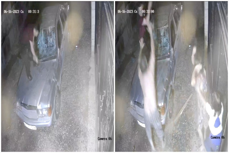 Gecəyarısı evə basqın: Keçmiş arvadı və qaynına   görün nələr etdi - VİDEO 