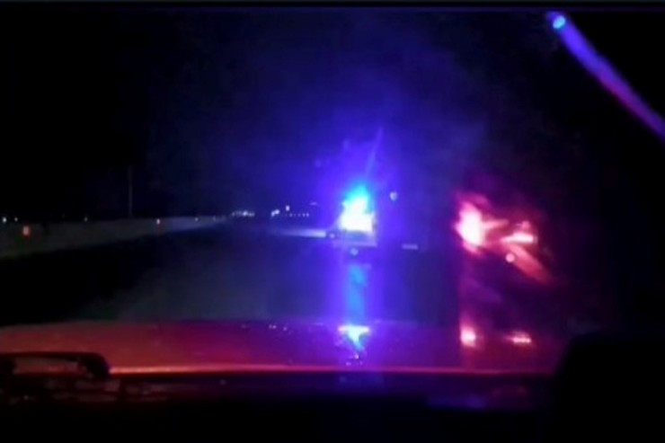 Bakıda yuk maşını polisə tabe olmayıb qaçdı -VİDEO 