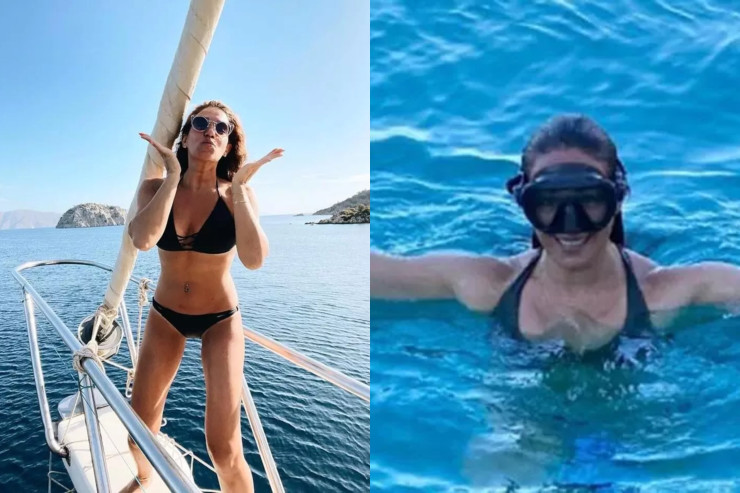 Türkiyəli aktyorun bikinili pozası GÜNDƏM OLDU 