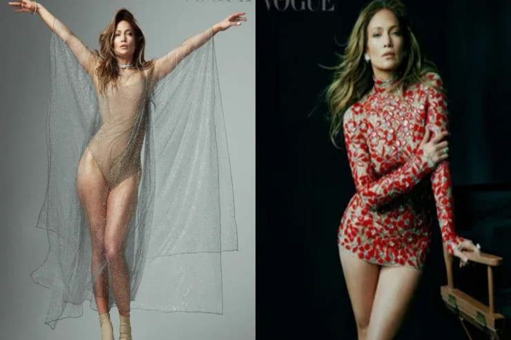 Cennifer Lopez bu dəfə transparan geyimi ilə  gündəmə gəldi 