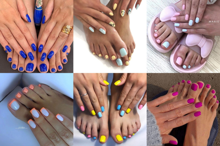 2023-cü ilin trendi - Pedikür üçün   dırnaq modelləri